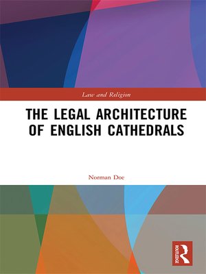 cover image of The Legal Architecture of English Cathedrals
